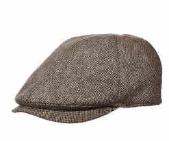 Brand new ๐คฉ Dorfman Pacific DPC MW235 Brown Wool Blend Ivy Cap W/ Quilted Lining Men ๐คฉ 6 Dorfman Pacific DPC MW235 Brown Wool Blend Ivy Cap W/ Quilted Lining Men