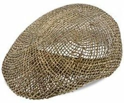 Dorfman Pacific Clyde - DPC 916 Twisted Seagrass Straw Ivy Cap Men