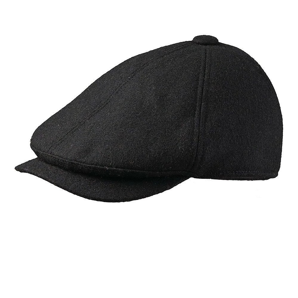 Cheap ๐ฅฐ Dorfman Pacific Ravine - DPC MW185 Black Wool Blend Ivy Cap W/ Fleece Earlaps ๐ 2 Dorfman Pacific Ravine - DPC MW185 Black Wool Blend Ivy Cap W/ Fleece Earlaps