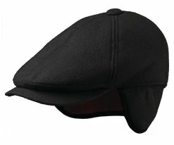 Cheap ๐ฅฐ Dorfman Pacific Ravine - DPC MW185 Black Wool Blend Ivy Cap W/ Fleece Earlaps ๐ 5 Dorfman Pacific Ravine - DPC MW185 Black Wool Blend Ivy Cap W/ Fleece Earlaps