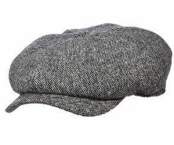 Dorfman Pacific DPC MW236 Brown Wool Blend Newsboy Cap