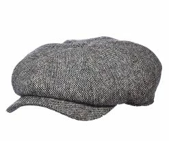 Dorfman Pacific DPC MW236 Brown Wool Blend Newsboy Cap