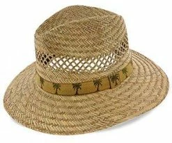 Men Caladesi - Dorfman Pacific Natural Rush Straw Safari Hat