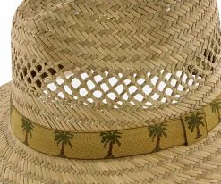 Men Caladesi - Dorfman Pacific Natural Rush Straw Safari Hat