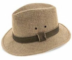 Dorfman Pacific Men Earth Ranger - DPC Camel Hemp Safari Hat