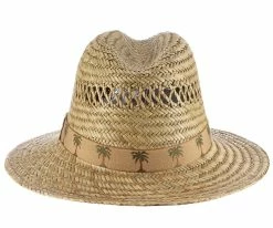Dorfman Pacific DPC MS303 Natural Straw Safari Hat Men