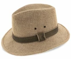 Dorfman Pacific Men Earth Ranger - DPC Camel Hemp Safari Hat