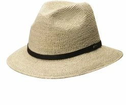 Dorfman Pacific Elbio - MR42OS - Scala Fine Crocheted Raffia Safari Hat Men