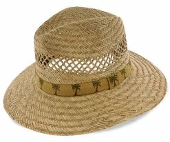Men Caladesi - Dorfman Pacific Natural Rush Straw Safari Hat