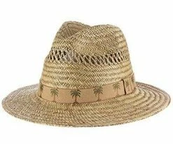 Dorfman Pacific DPC MS303 Natural Straw Safari Hat Men