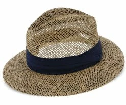 New ✔️ Portland - Dorfman Pacific 100% Seagrass Straw Fedora Hat Men ❤️ 30 Portland - Dorfman Pacific 100% Seagrass Straw Fedora Hat Men