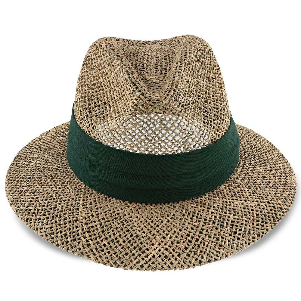 New ✔️ Portland - Dorfman Pacific 100% Seagrass Straw Fedora Hat Men ❤️ 5 Portland - Dorfman Pacific 100% Seagrass Straw Fedora Hat Men