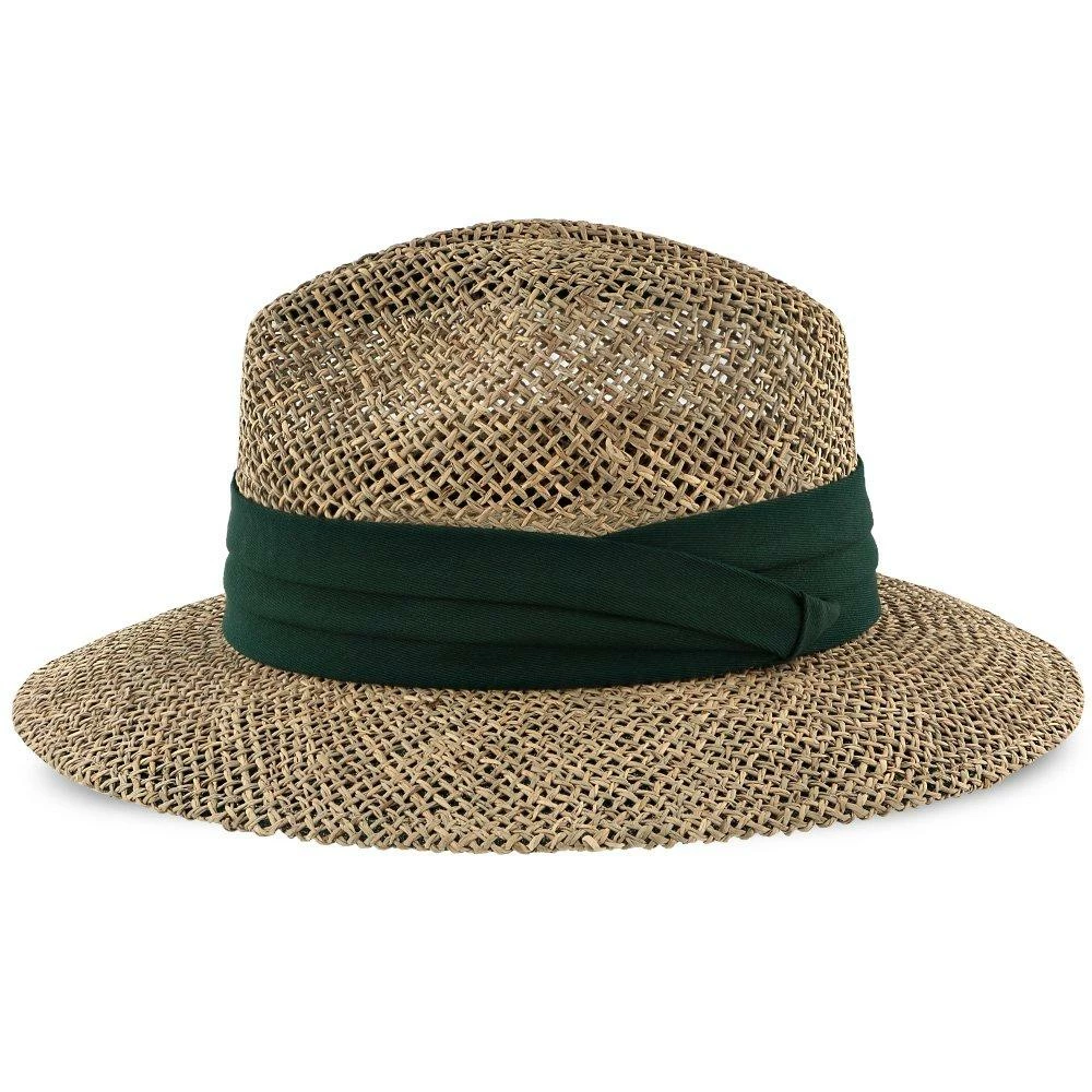New ✔️ Portland - Dorfman Pacific 100% Seagrass Straw Fedora Hat Men ❤️ 9 Portland - Dorfman Pacific 100% Seagrass Straw Fedora Hat Men
