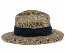 New ✔️ Portland - Dorfman Pacific 100% Seagrass Straw Fedora Hat Men ❤️ 38 Portland - Dorfman Pacific 100% Seagrass Straw Fedora Hat Men