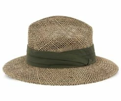 New ✔️ Portland - Dorfman Pacific 100% Seagrass Straw Fedora Hat Men ❤️ 39 Portland - Dorfman Pacific 100% Seagrass Straw Fedora Hat Men