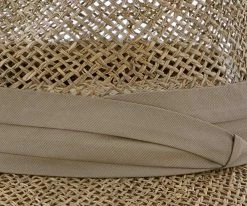 New ✔️ Portland - Dorfman Pacific 100% Seagrass Straw Fedora Hat Men ❤️ 49 Portland - Dorfman Pacific 100% Seagrass Straw Fedora Hat Men