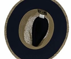 New ✔️ Portland - Dorfman Pacific 100% Seagrass Straw Fedora Hat Men ❤️ 54 Portland - Dorfman Pacific 100% Seagrass Straw Fedora Hat Men