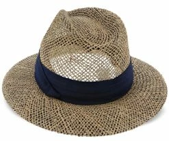 New ✔️ Portland - Dorfman Pacific 100% Seagrass Straw Fedora Hat Men ❤️ 42 Portland - Dorfman Pacific 100% Seagrass Straw Fedora Hat Men