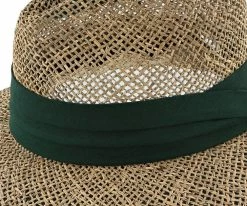 New ✔️ Portland - Dorfman Pacific 100% Seagrass Straw Fedora Hat Men ❤️ 44 Portland - Dorfman Pacific 100% Seagrass Straw Fedora Hat Men
