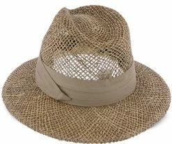 New ✔️ Portland - Dorfman Pacific 100% Seagrass Straw Fedora Hat Men ❤️ 41 Portland - Dorfman Pacific 100% Seagrass Straw Fedora Hat Men