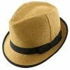 Dorfman Pacific Ego - DPC LS172 Toyo Straw Fedora Hat Men