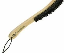 Fashionable Hats Hat Brush - Natural Soft Black Bristles For Wool And Fur Men