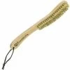 Fashionable Hats Hat Brush - Natural Soft Tan Bristles For Wool And Fur