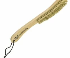 Fashionable Hats Hat Brush - Natural Soft Tan Bristles For Wool And Fur