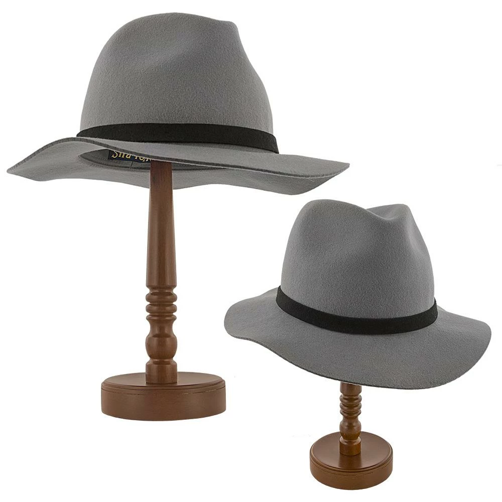 Buy ⭐ Fashionable Hats Men Wooden Hat Holder - Display Stand - Table Hat Stand ✨ 3 Fashionable Hats Men Wooden Hat Holder - Display Stand - Table Hat Stand