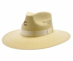 Charlie 1 Horse Hats Mexico Shore - Charlie 1 Horse Straw Fedora Hat - CSMXSH Men