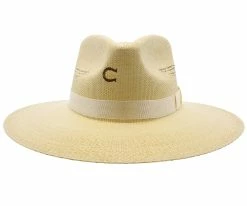Charlie 1 Horse Hats Mexico Shore - Charlie 1 Horse Straw Fedora Hat - CSMXSH Men