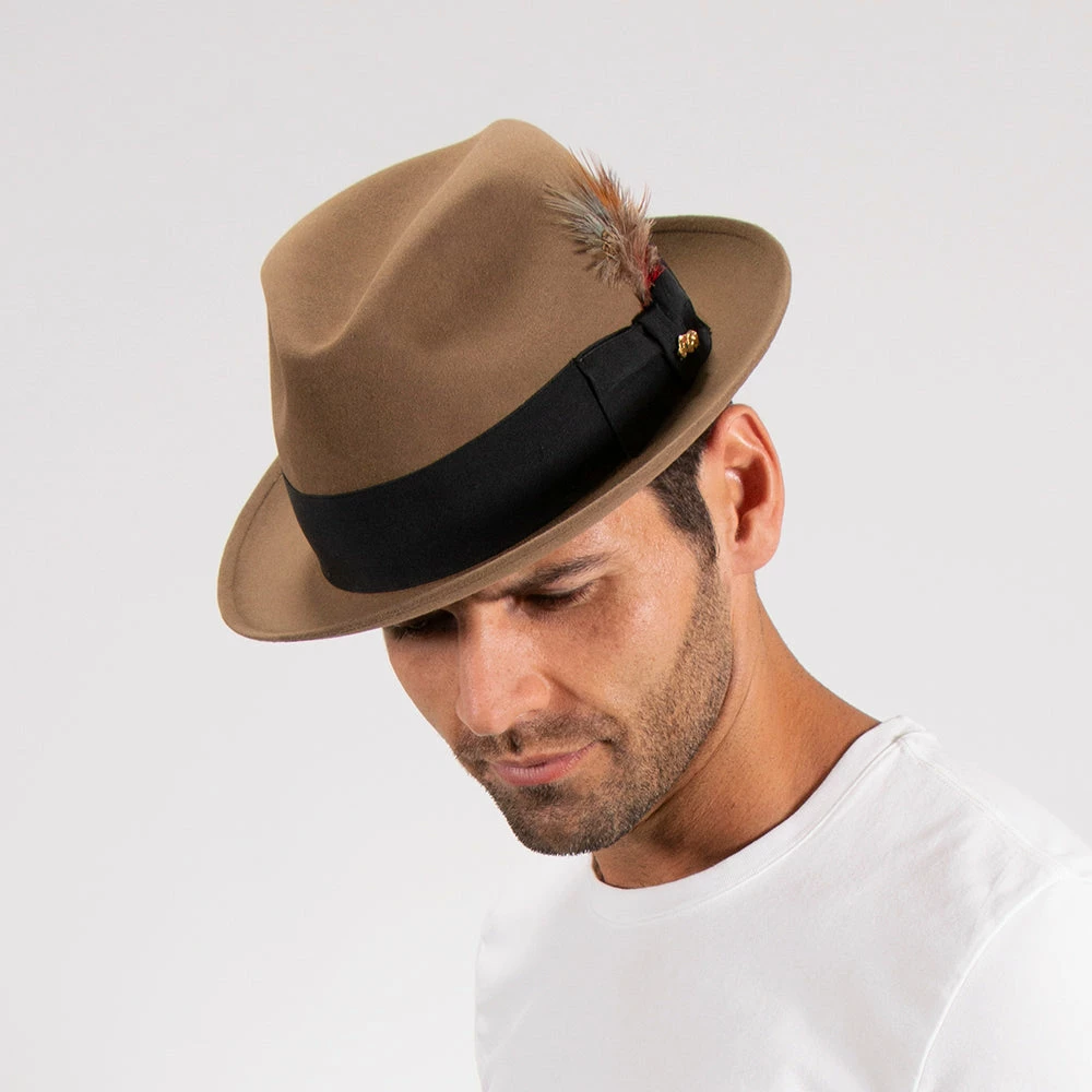 Buy โจ Jet 707 - Dobbs Fur Felt Fedora Hat - DFJET7 Men ๐ 21 Jet 707 - Dobbs Fur Felt Fedora Hat - DFJET7 Men