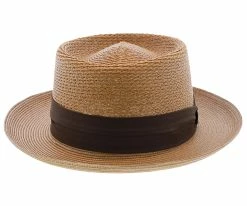 Men Bishop - Dobbs Straw Porkpie Hat - DSBISH