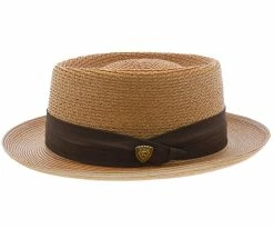 Men Bishop - Dobbs Straw Porkpie Hat - DSBISH