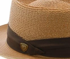 Men Bishop - Dobbs Straw Porkpie Hat - DSBISH