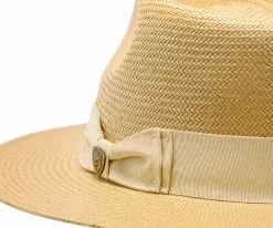 Estate - Dobbs Straw Fedora Hat Men