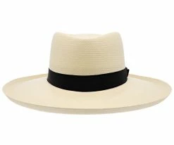 San Juan - Dobbs Shantung Straw Fedora Hat Men