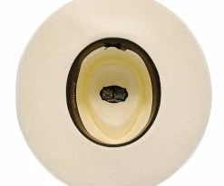 San Juan - Dobbs Vented Shantung Straw Fedora Hat