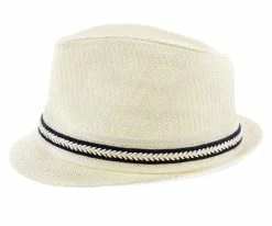 Brand new ๐ Starboard - Tropical Trends LS208 Paper Braid Straw Fedora Hat W/ Anchor Button Hat Pin Men โค๏ธ 48 Starboard - Tropical Trends LS208 Paper Braid Straw Fedora Hat W/ Anchor Button Hat Pin Men