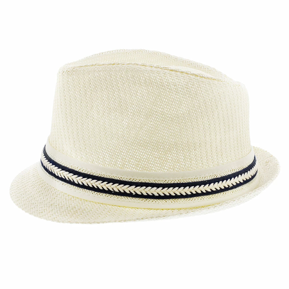 Brand new ๐ Starboard - Tropical Trends LS208 Paper Braid Straw Fedora Hat W/ Anchor Button Hat Pin Men โค๏ธ 9 Starboard - Tropical Trends LS208 Paper Braid Straw Fedora Hat W/ Anchor Button Hat Pin Men
