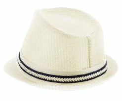 Brand new ๐ Starboard - Tropical Trends LS208 Paper Braid Straw Fedora Hat W/ Anchor Button Hat Pin Men โค๏ธ 49 Starboard - Tropical Trends LS208 Paper Braid Straw Fedora Hat W/ Anchor Button Hat Pin Men