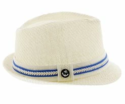 Brand new ๐ Starboard - Tropical Trends LS208 Paper Braid Straw Fedora Hat W/ Anchor Button Hat Pin Men โค๏ธ 59 Starboard - Tropical Trends LS208 Paper Braid Straw Fedora Hat W/ Anchor Button Hat Pin Men