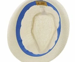 Brand new ๐ Starboard - Tropical Trends LS208 Paper Braid Straw Fedora Hat W/ Anchor Button Hat Pin Men โค๏ธ 62 Starboard - Tropical Trends LS208 Paper Braid Straw Fedora Hat W/ Anchor Button Hat Pin Men