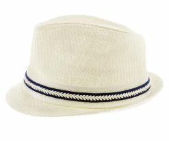 Brand new ๐ Starboard - Tropical Trends LS208 Paper Braid Straw Fedora Hat W/ Anchor Button Hat Pin Men โค๏ธ 66 Starboard - Tropical Trends LS208 Paper Braid Straw Fedora Hat W/ Anchor Button Hat Pin Men