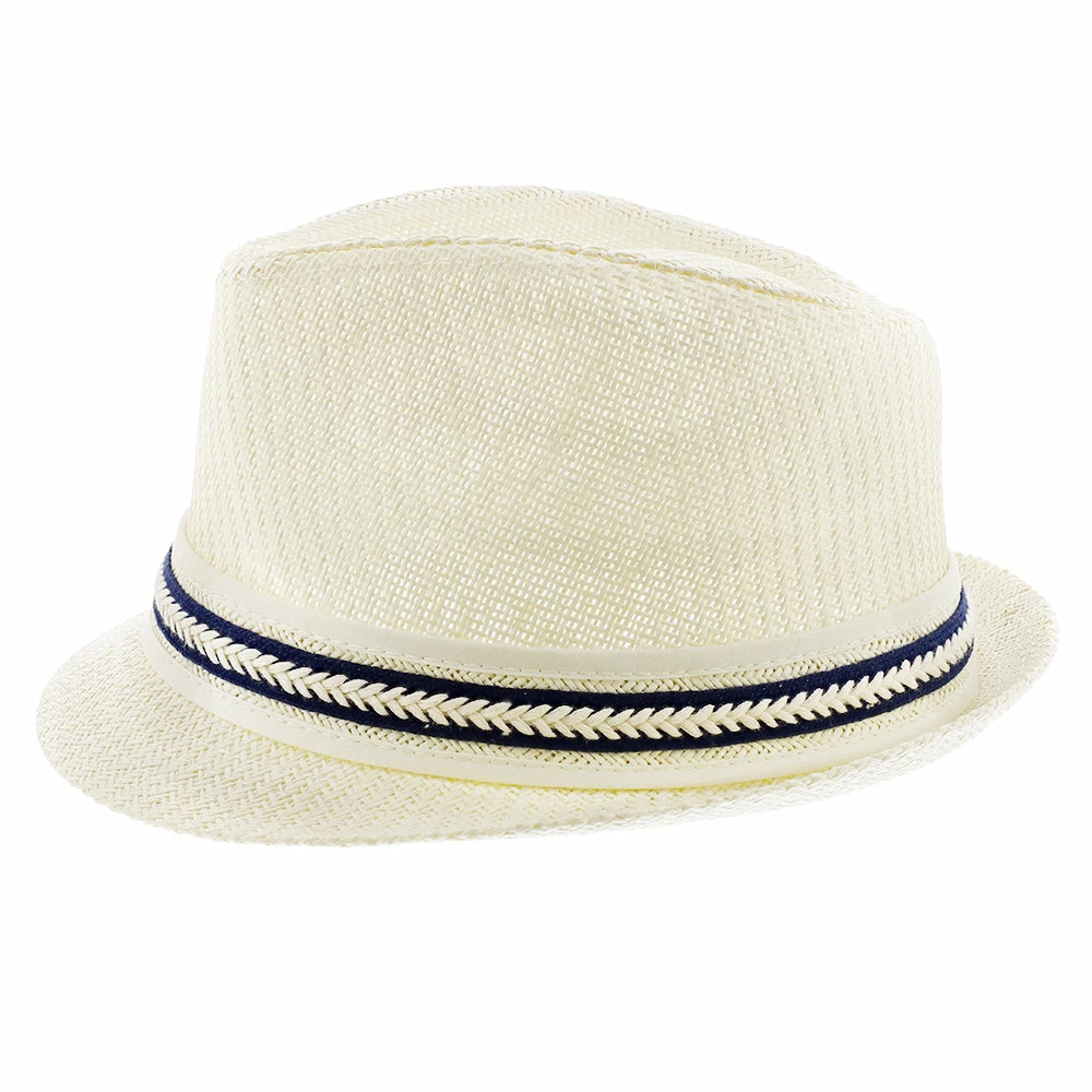 Brand new ๐ Starboard - Tropical Trends LS208 Paper Braid Straw Fedora Hat W/ Anchor Button Hat Pin Men โค๏ธ 27 Starboard - Tropical Trends LS208 Paper Braid Straw Fedora Hat W/ Anchor Button Hat Pin Men