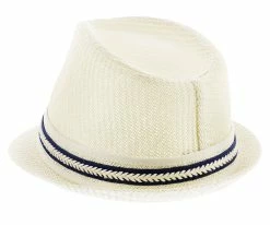 Brand new ๐ Starboard - Tropical Trends LS208 Paper Braid Straw Fedora Hat W/ Anchor Button Hat Pin Men โค๏ธ 63 Starboard - Tropical Trends LS208 Paper Braid Straw Fedora Hat W/ Anchor Button Hat Pin Men