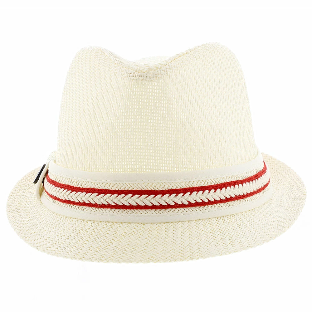 Brand new ๐ Starboard - Tropical Trends LS208 Paper Braid Straw Fedora Hat W/ Anchor Button Hat Pin Men โค๏ธ 33 Starboard - Tropical Trends LS208 Paper Braid Straw Fedora Hat W/ Anchor Button Hat Pin Men