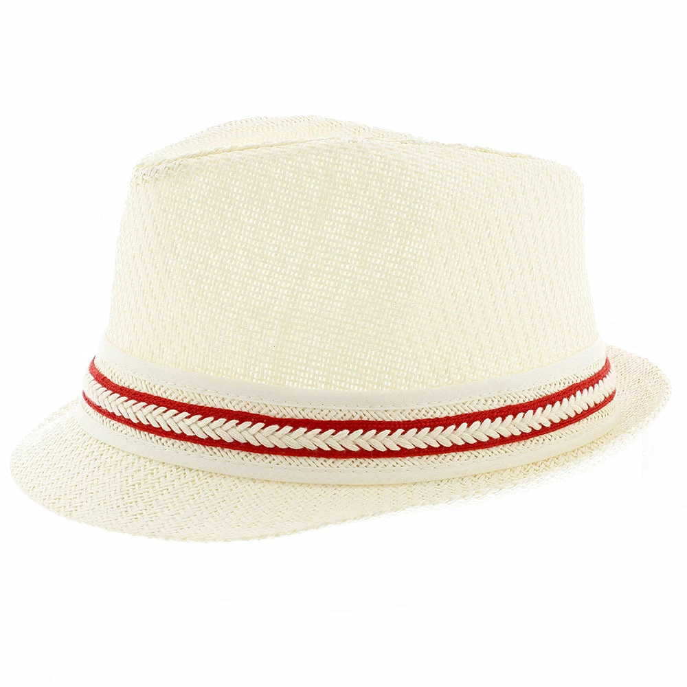 Brand new ๐ Starboard - Tropical Trends LS208 Paper Braid Straw Fedora Hat W/ Anchor Button Hat Pin Men โค๏ธ 36 Starboard - Tropical Trends LS208 Paper Braid Straw Fedora Hat W/ Anchor Button Hat Pin Men