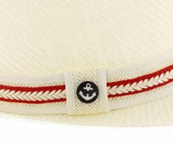 Brand new ๐ Starboard - Tropical Trends LS208 Paper Braid Straw Fedora Hat W/ Anchor Button Hat Pin Men โค๏ธ 78 Starboard - Tropical Trends LS208 Paper Braid Straw Fedora Hat W/ Anchor Button Hat Pin Men