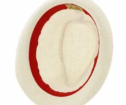 Brand new ๐ Starboard - Tropical Trends LS208 Paper Braid Straw Fedora Hat W/ Anchor Button Hat Pin Men โค๏ธ 79 Starboard - Tropical Trends LS208 Paper Braid Straw Fedora Hat W/ Anchor Button Hat Pin Men